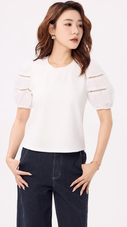 Ziri Bubble Sleeve Blouse