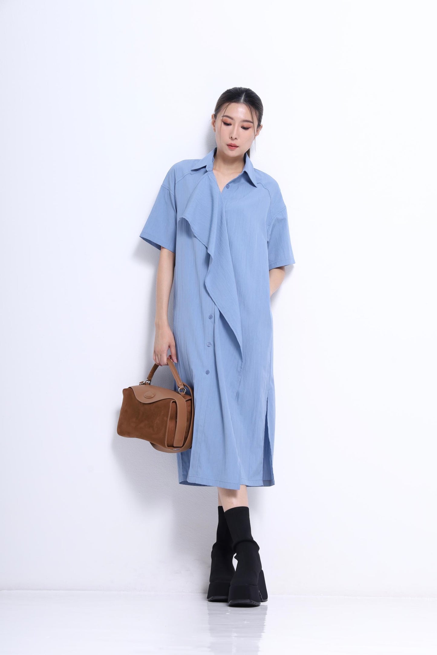 Jaime Oversized Trench Shirt Dress