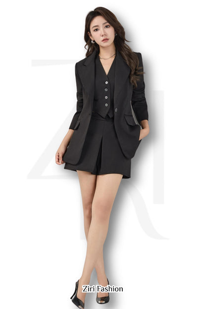 Ziri V-neck Cropped Vest