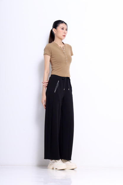 Charlie Button Down Fitted Tee