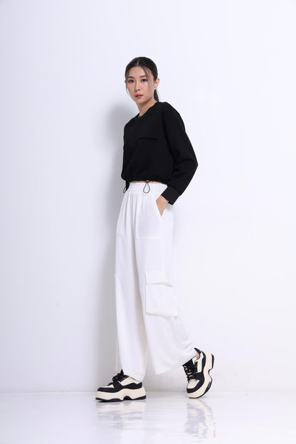 Misa Relaxed Drawstring Sweater