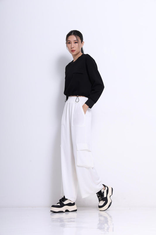 Misa Relaxed Drawstring Sweater