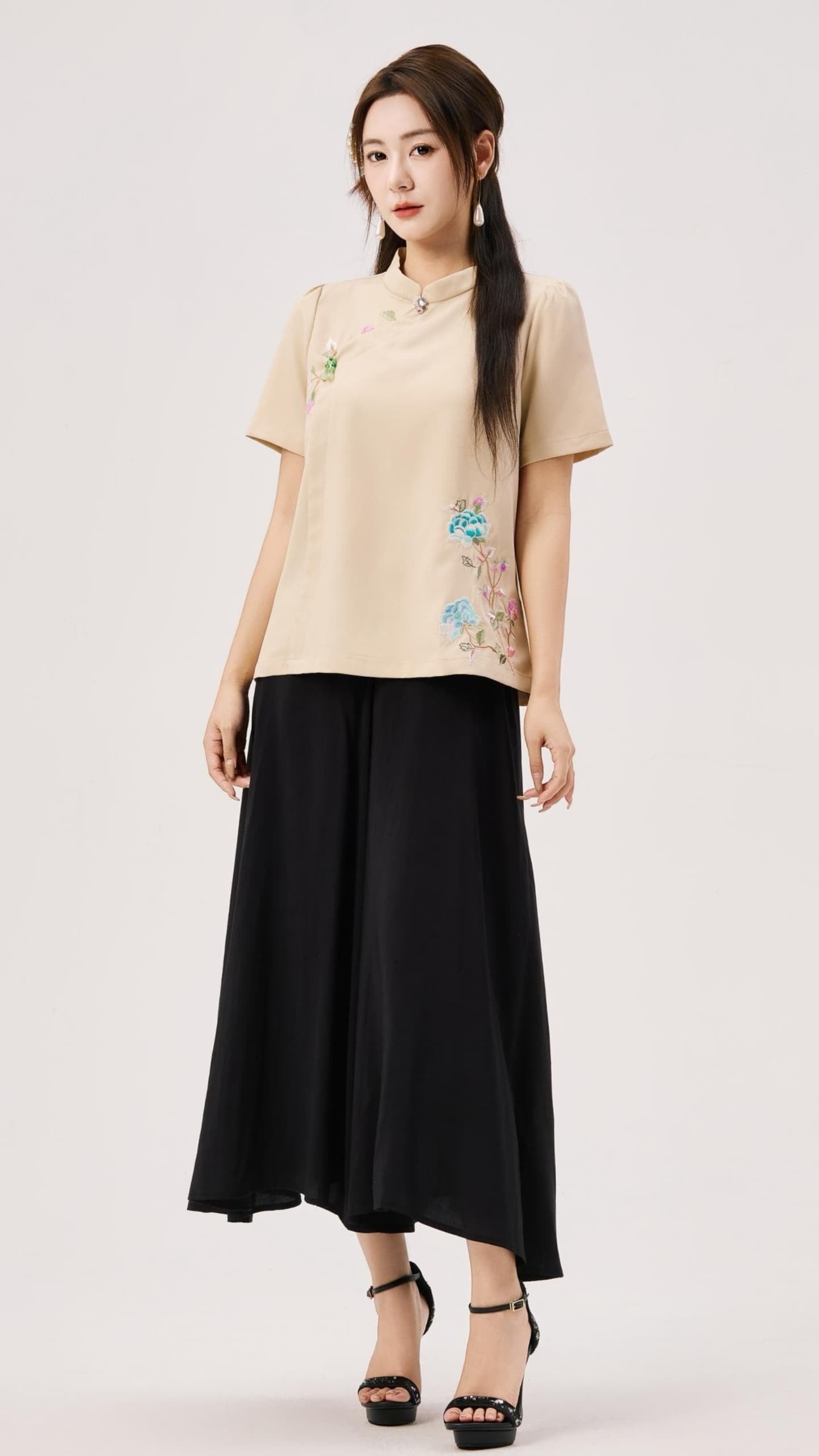 Ziri Tencel Wide Legged Culottes