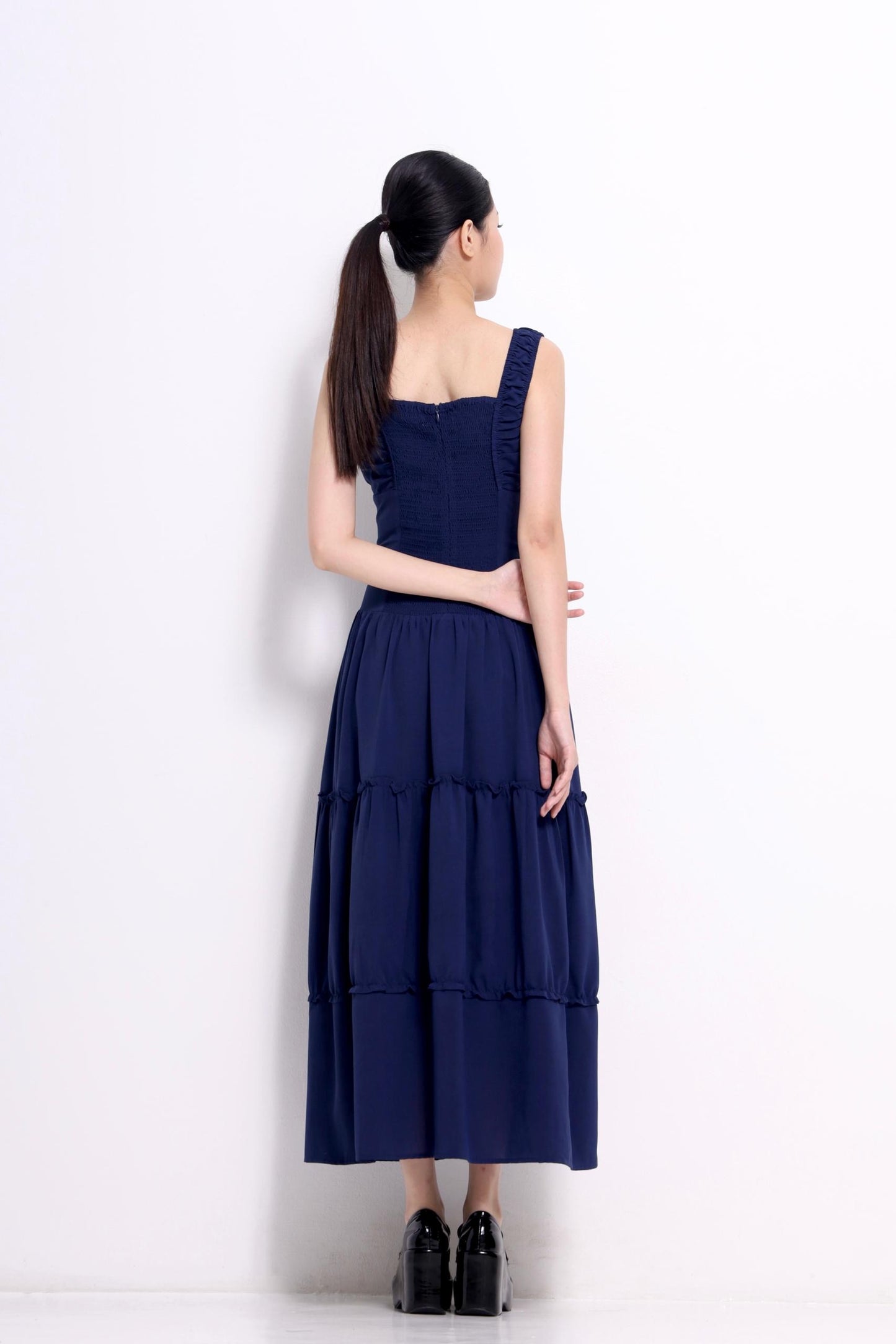Denise Ruffled A-line Dress