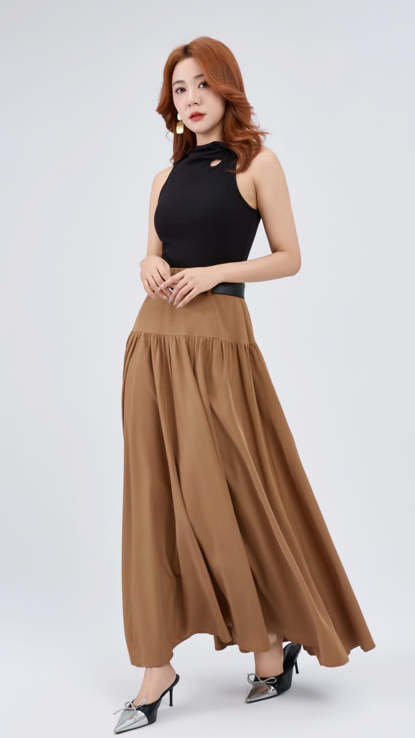 Ziri Ribbed Knit Twist Singlet
