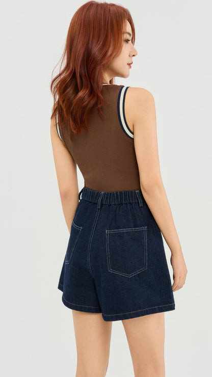Ziri Denim Vest Setwear