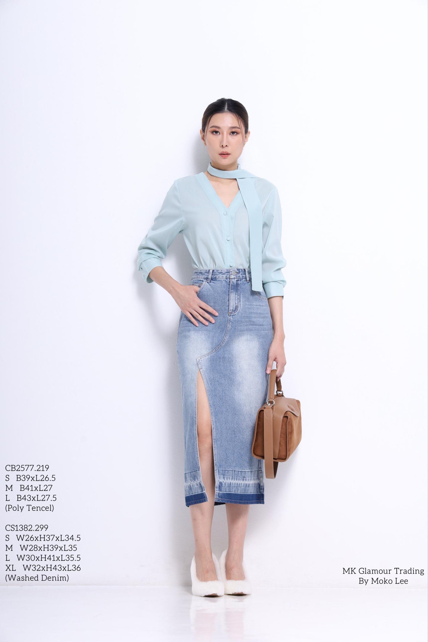 Marie V-Neck Chiffon Blouse