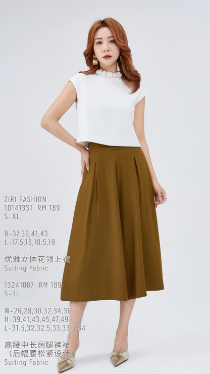 Ziri Flower Sequins Top