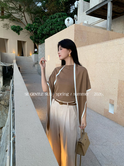 Hana 2-Piece Knit Blouse