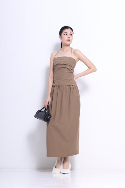 Fanny Column Maxi Skirt