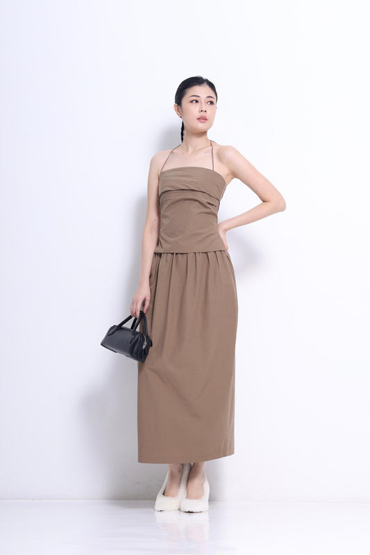 Fanny Column Maxi Skirt
