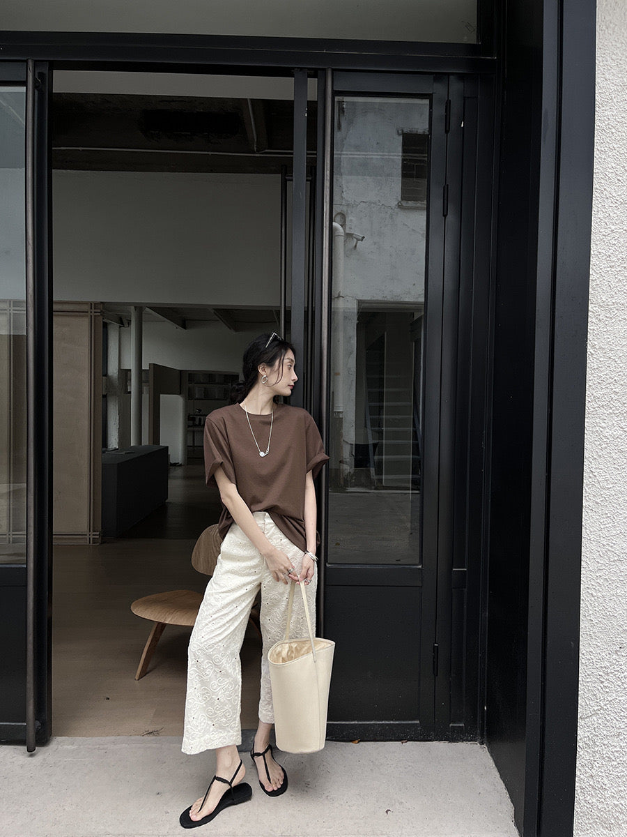 Gracetina Broderie Lace Pants