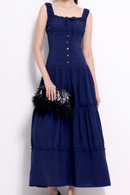 Denise Ruffled A-line Dress