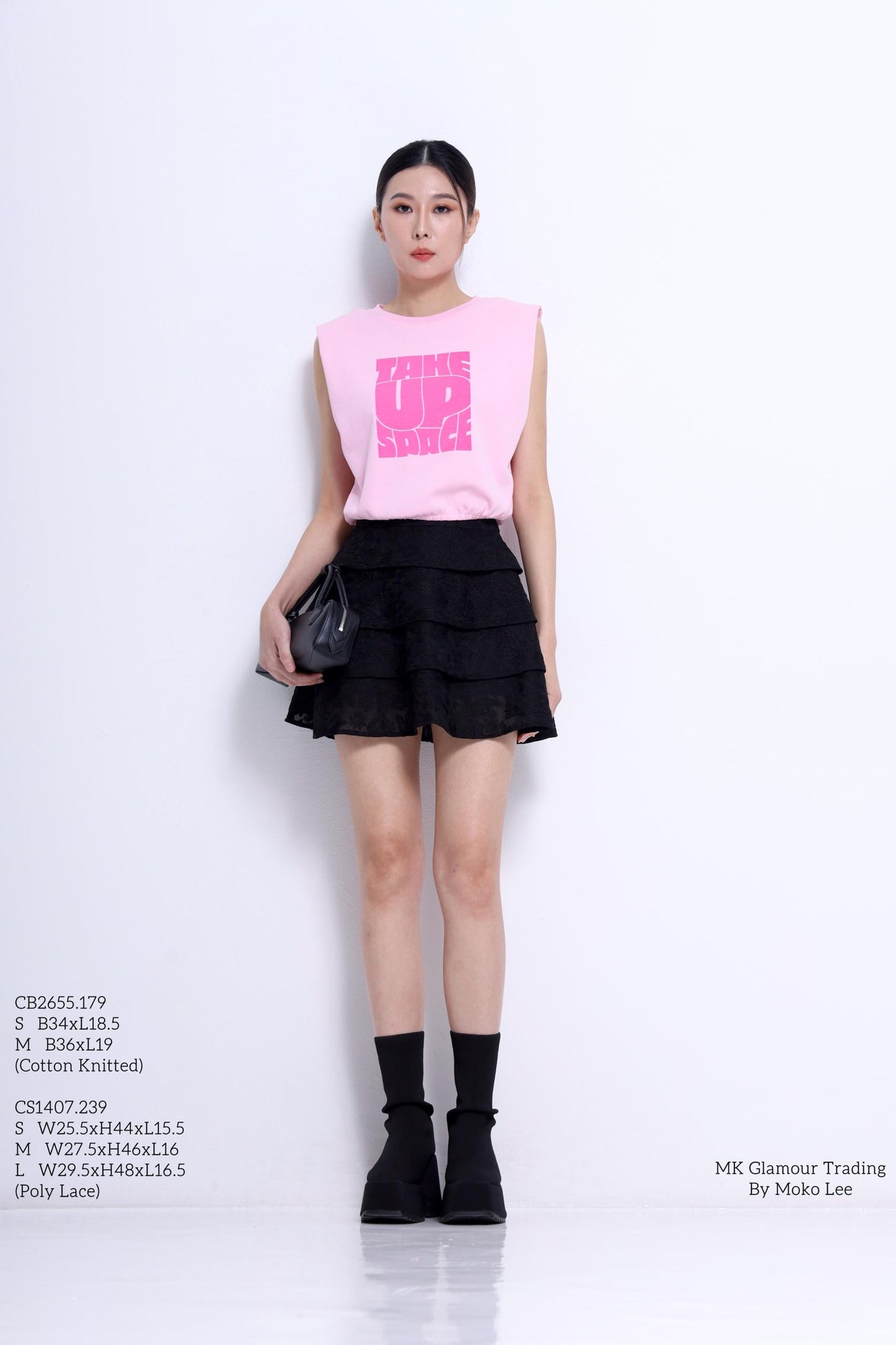 Take Up Space Cropped Tee