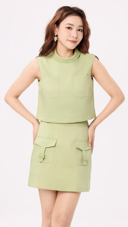 Ziri Duo Pocket Mini Skirt
