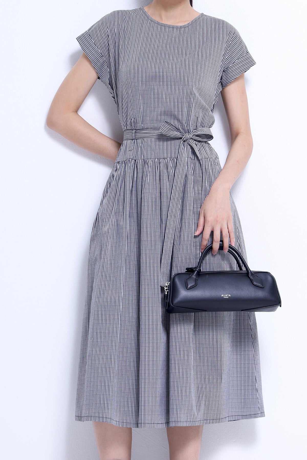 Sarah Waist Tie Midi Dress