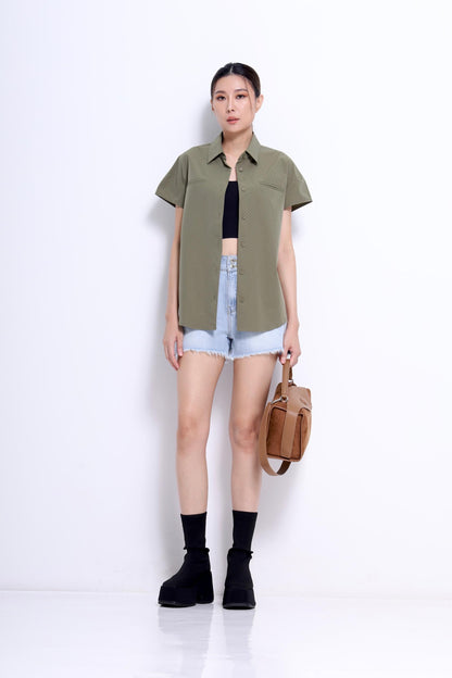 Riya Oversized Shirt with Pockets