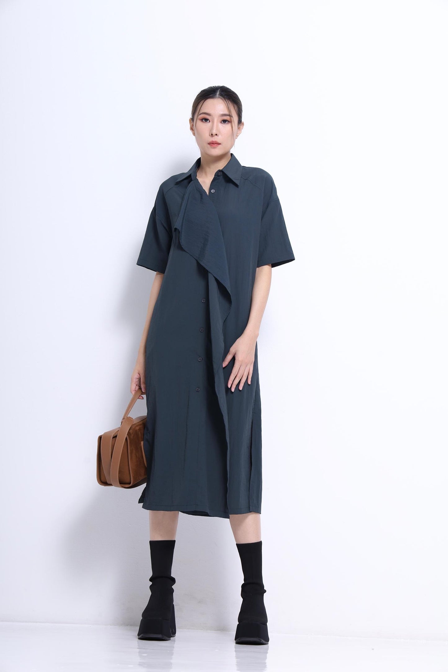 Jaime Oversized Trench Shirt Dress