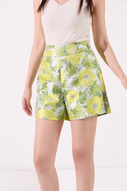Lin Oriental Jacquard Shorts