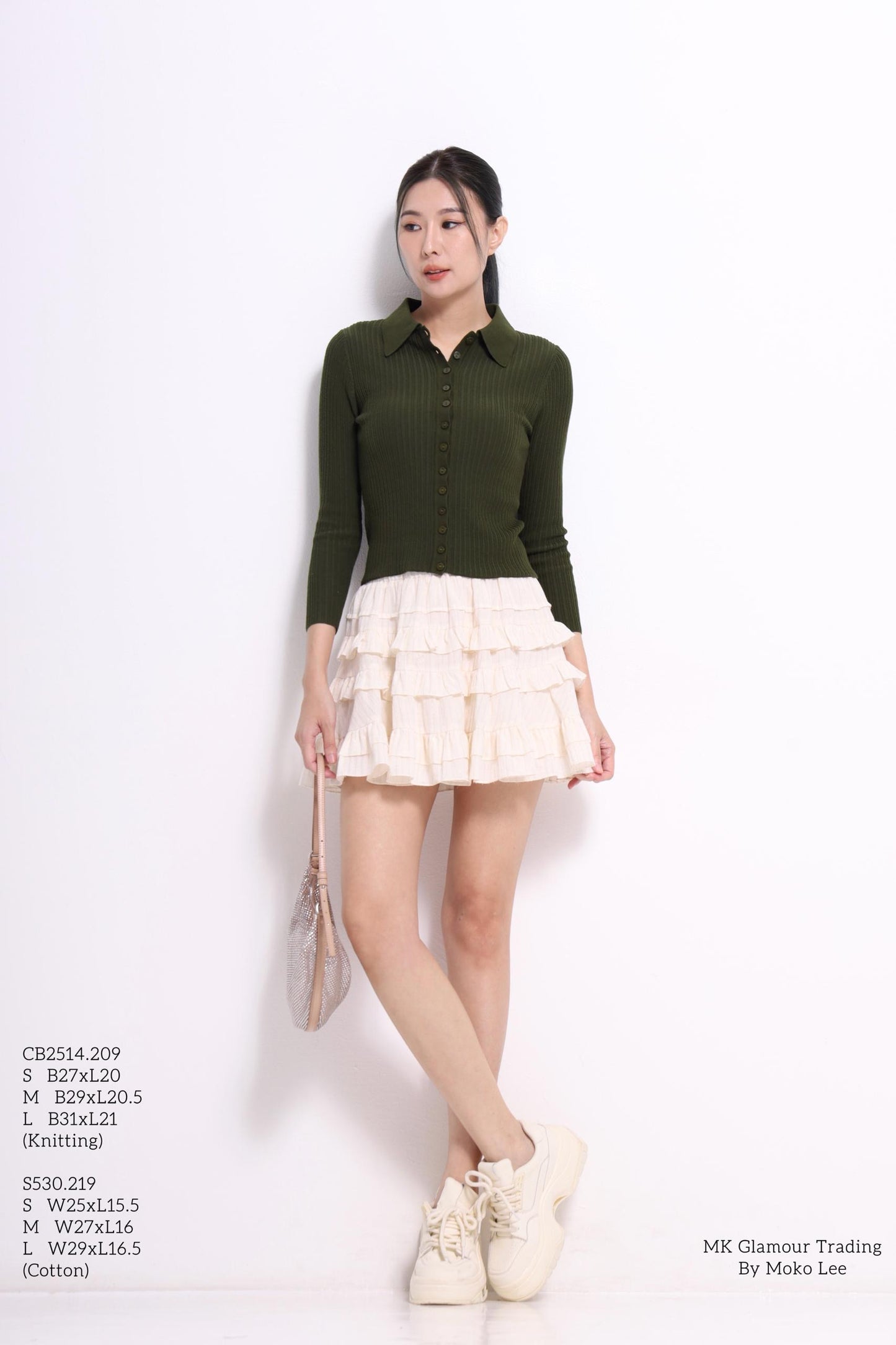 Jess Button Down Knit Top