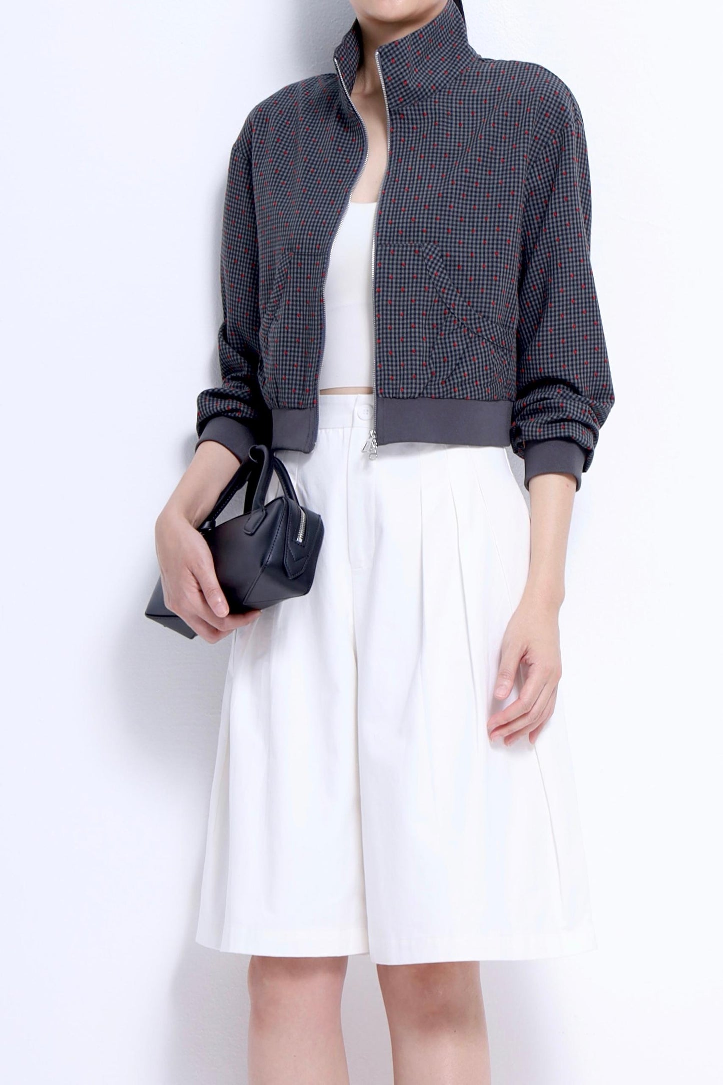Hera Bermuda Pleated Shorts