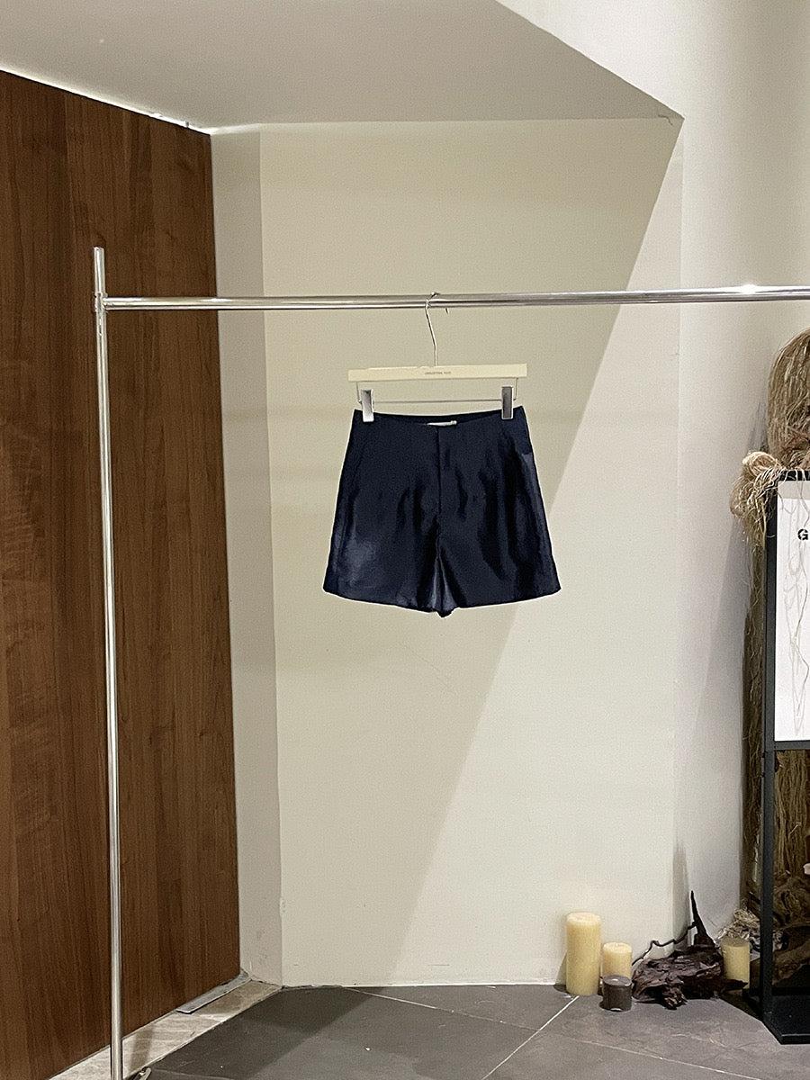 Yuko Satin Tailored Shorts