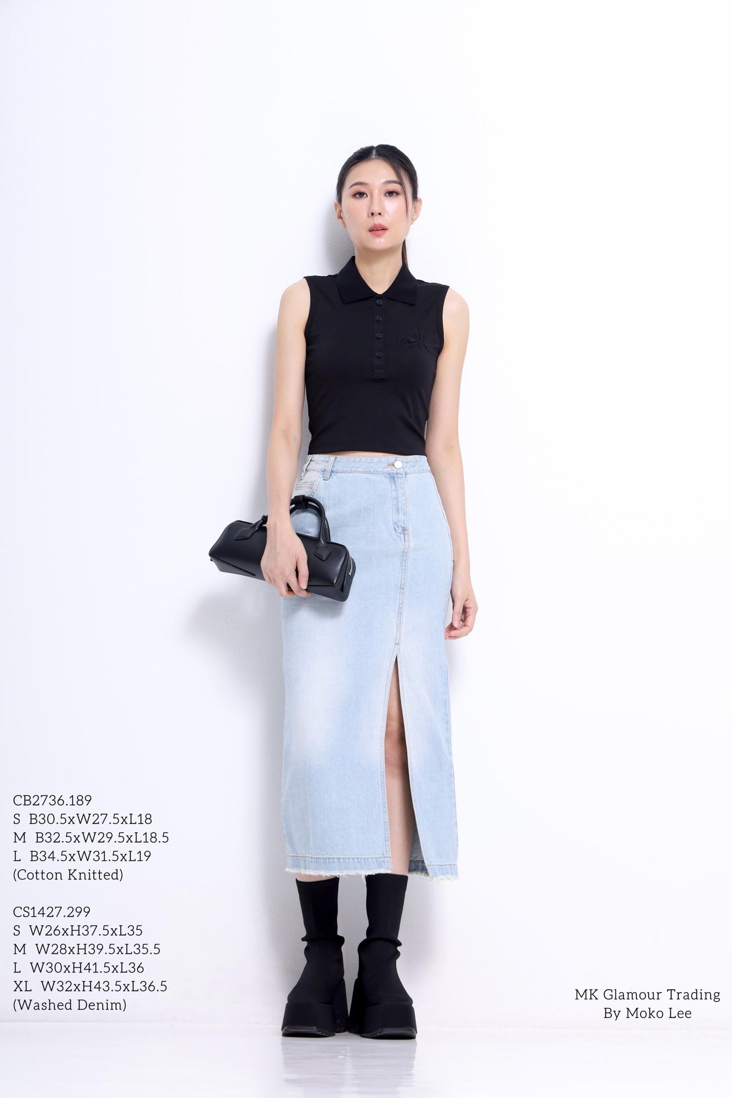 Carly V-Neck Embroidered Polo Tee