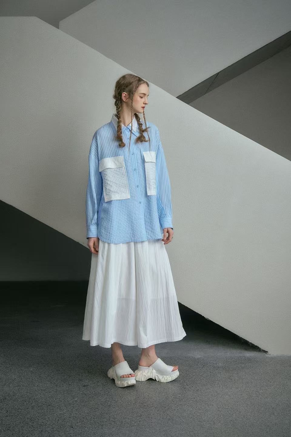 Aubrey Oversized Pocket Shirt