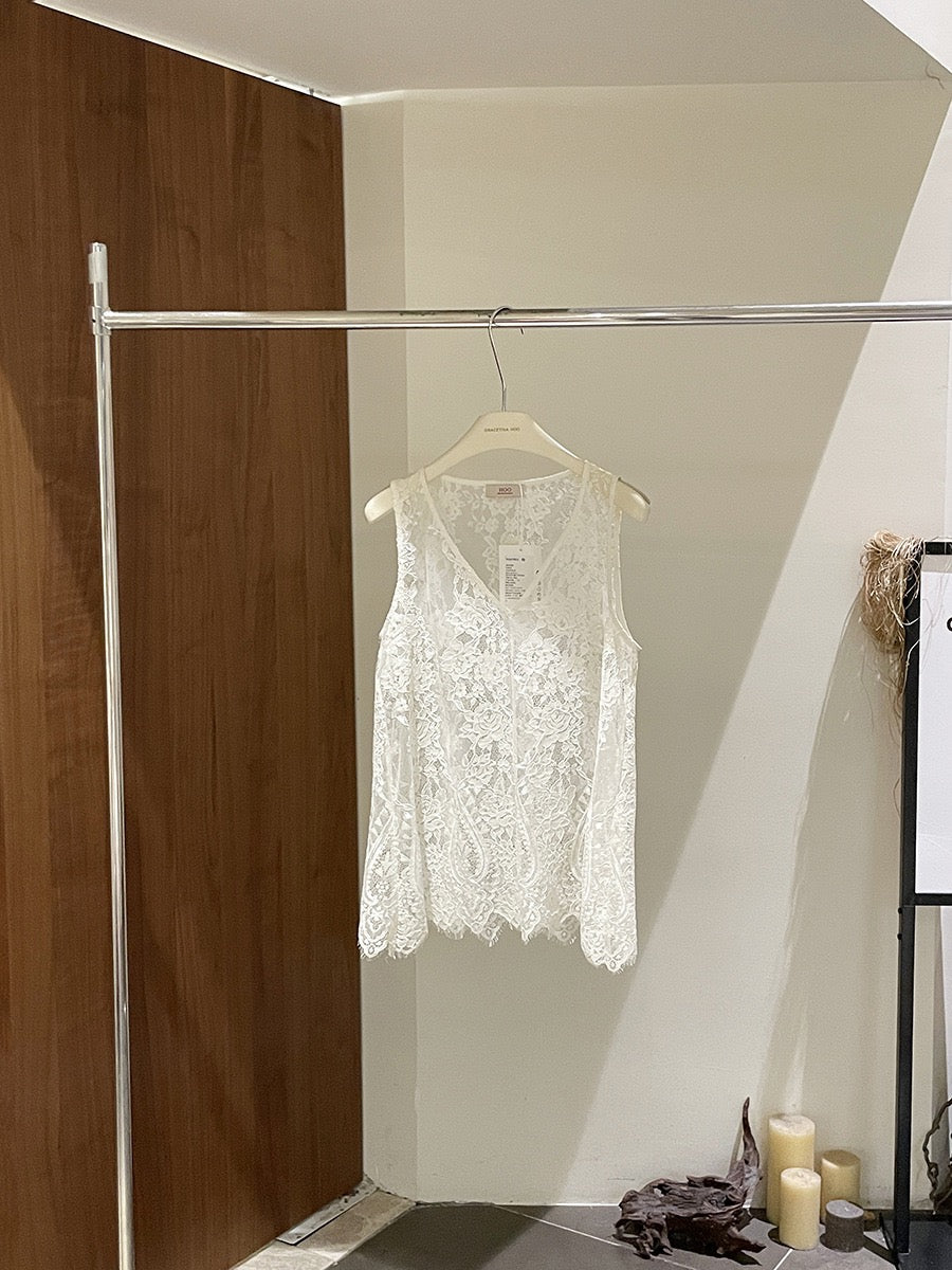 PREORDER - Yuka Lace Tank Top