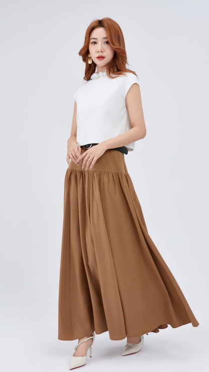 Ziri Tencel Maxi Skirt