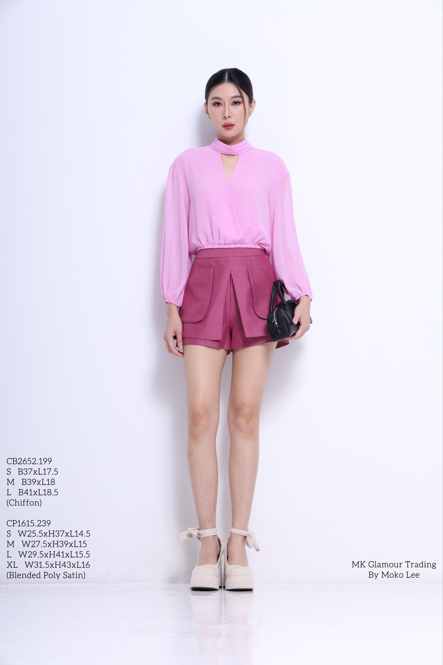 Venice Chiffon Cutout Blouse