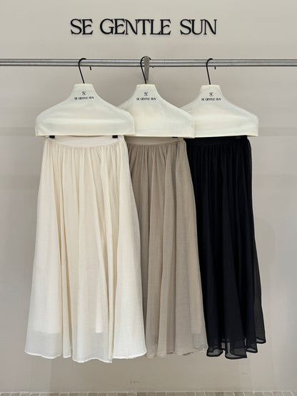 Tyana Textured A-line Skirt