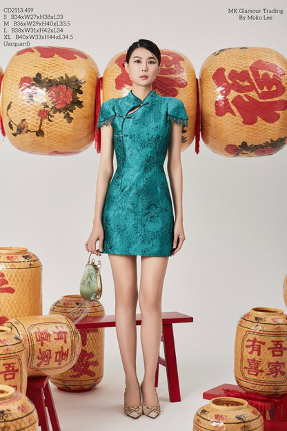 Cai Orient Pearl Qipao Dress
