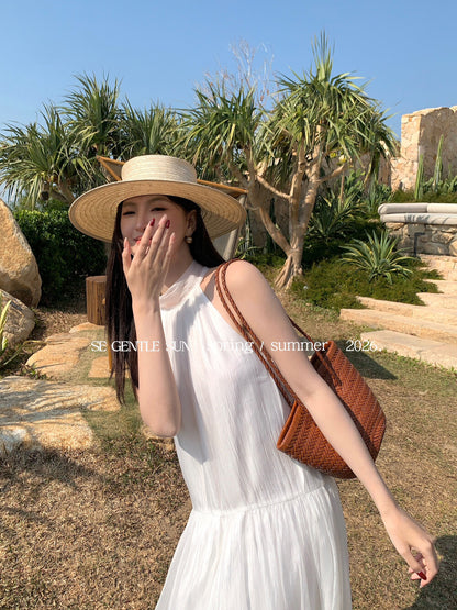 Kylie Summer Halter Dress