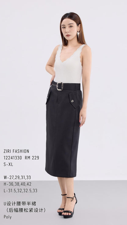 Aurelia Midi Pencil Skirt