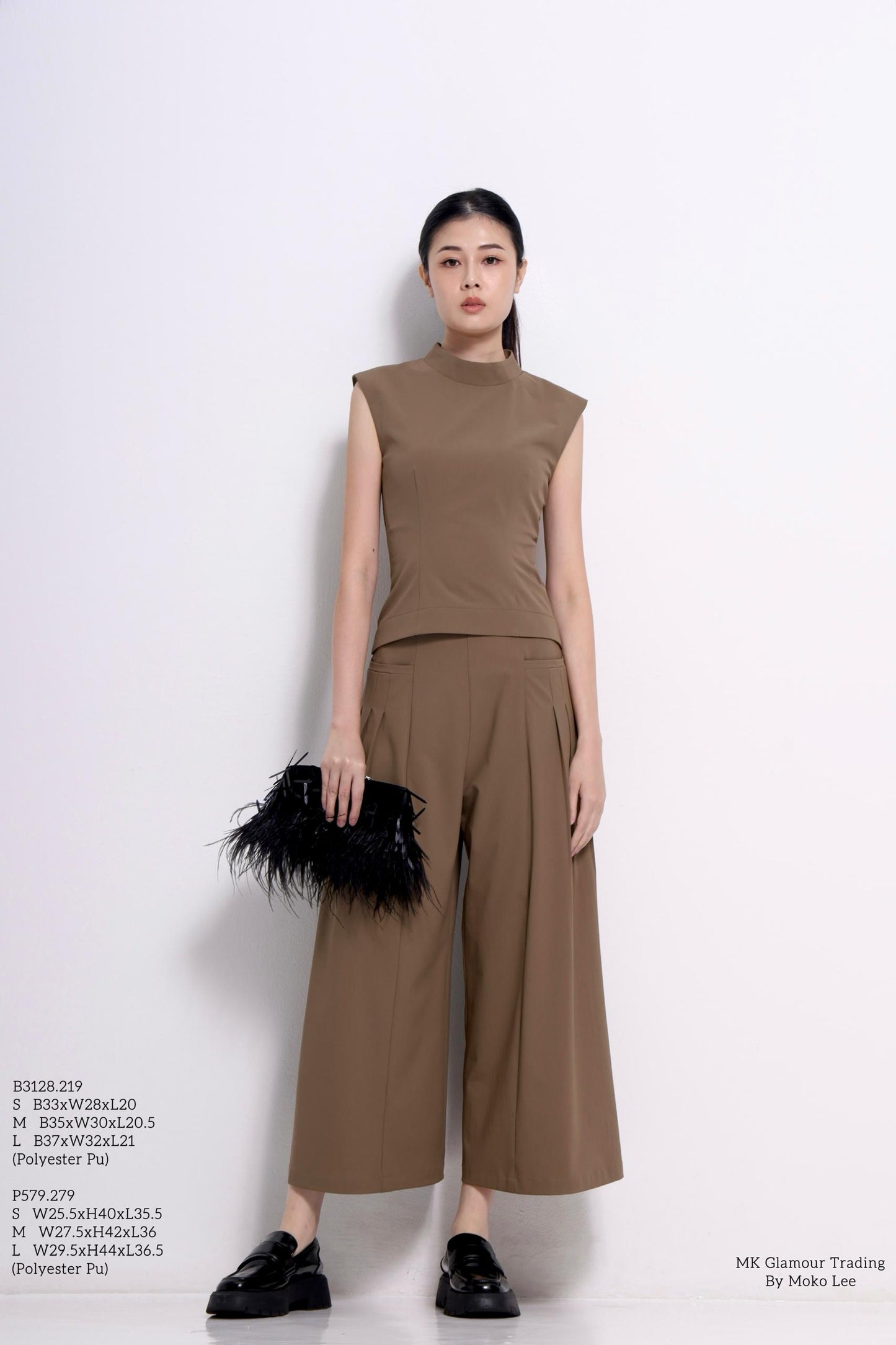 Robin Mock Neck Fitted Top