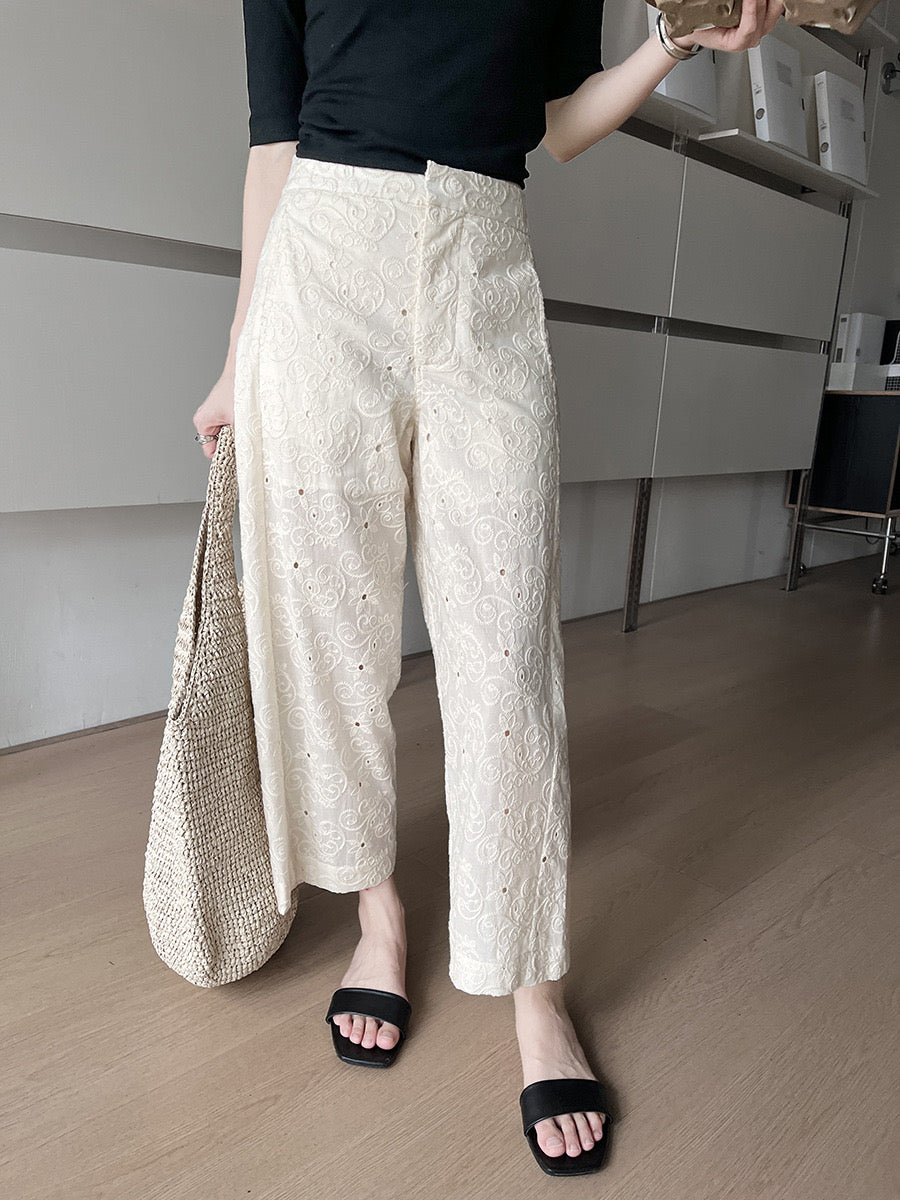Gracetina Broderie Lace Pants