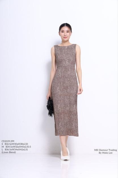 Helen Linen Maxi Dress