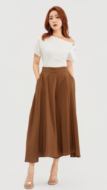 Ziri Drop Shoulder Asymmetrical Top