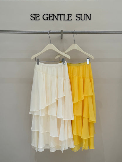 Gina Asymmetrical Layered Skirt
