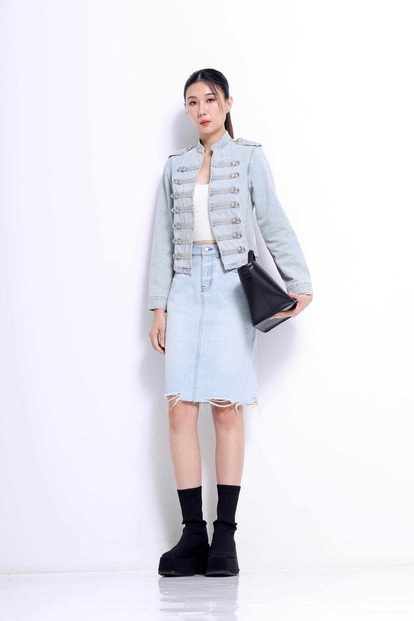 Maren Officer Denim Jacket