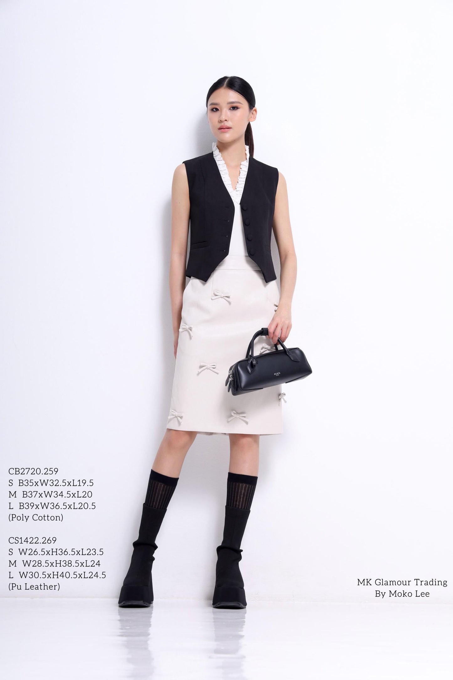 Bella Lace Collar Tailored Vest
