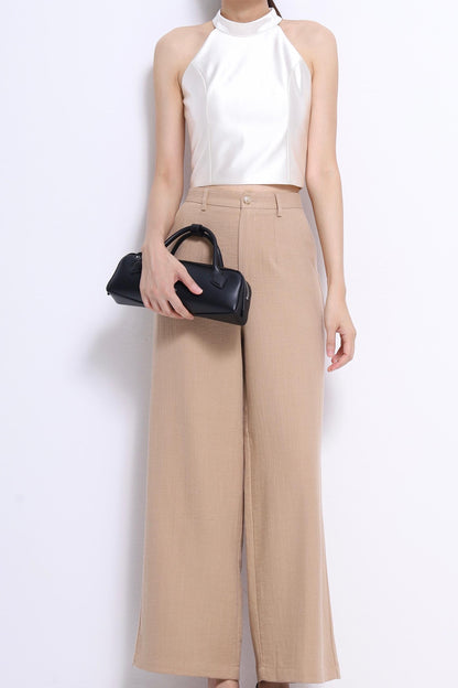 Veronica Linen Wide Legged Pants