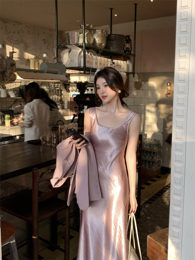 Zena Satin Loose Dress