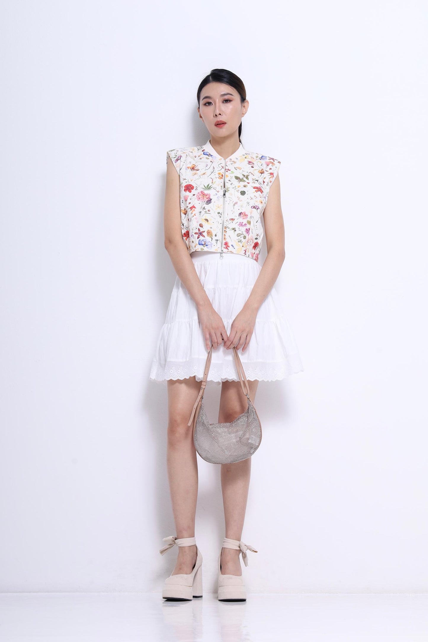 Blossom Cropped Vest Top