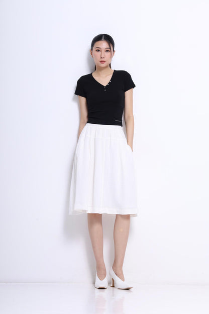 Lindy A-line Midi Skirt