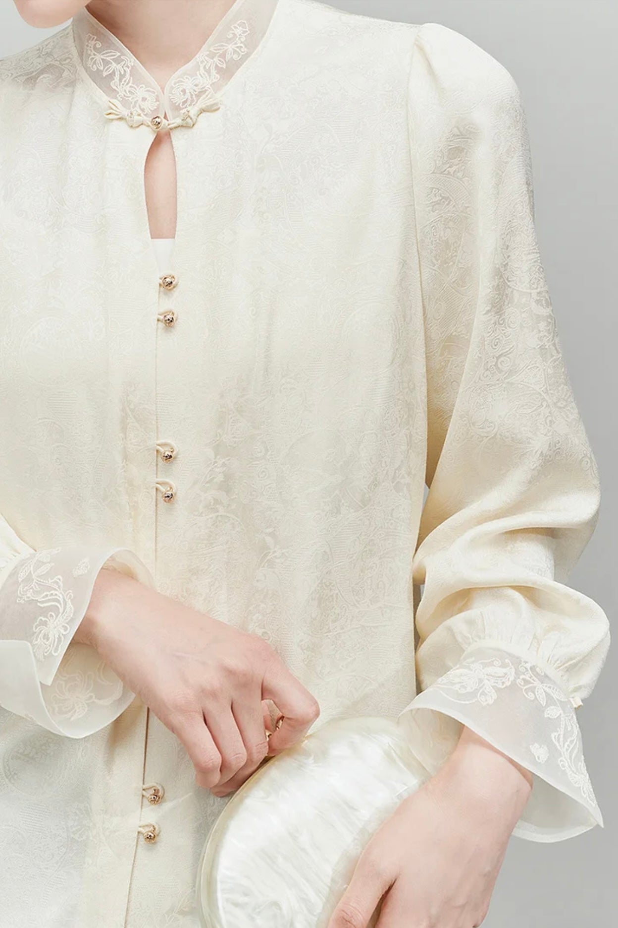 Gu Zhi Orient Tencel Shirt
