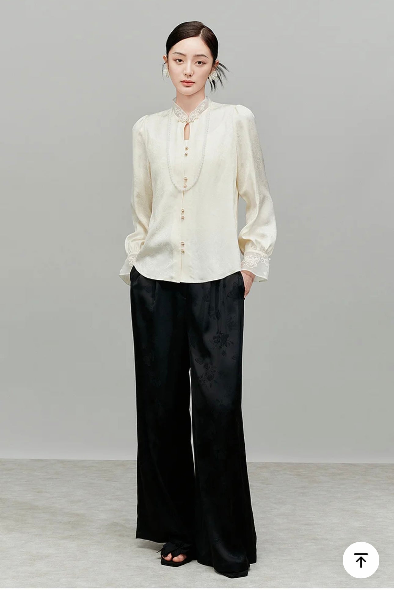 Gu Zhi Orient Tencel Shirt