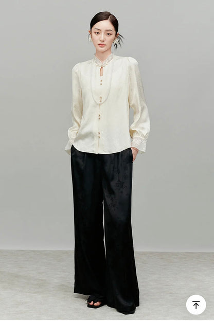 Gu Zhi Orient Tencel Shirt