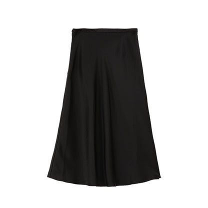 Nancy Satin Bias Cut Midaxi Skirt